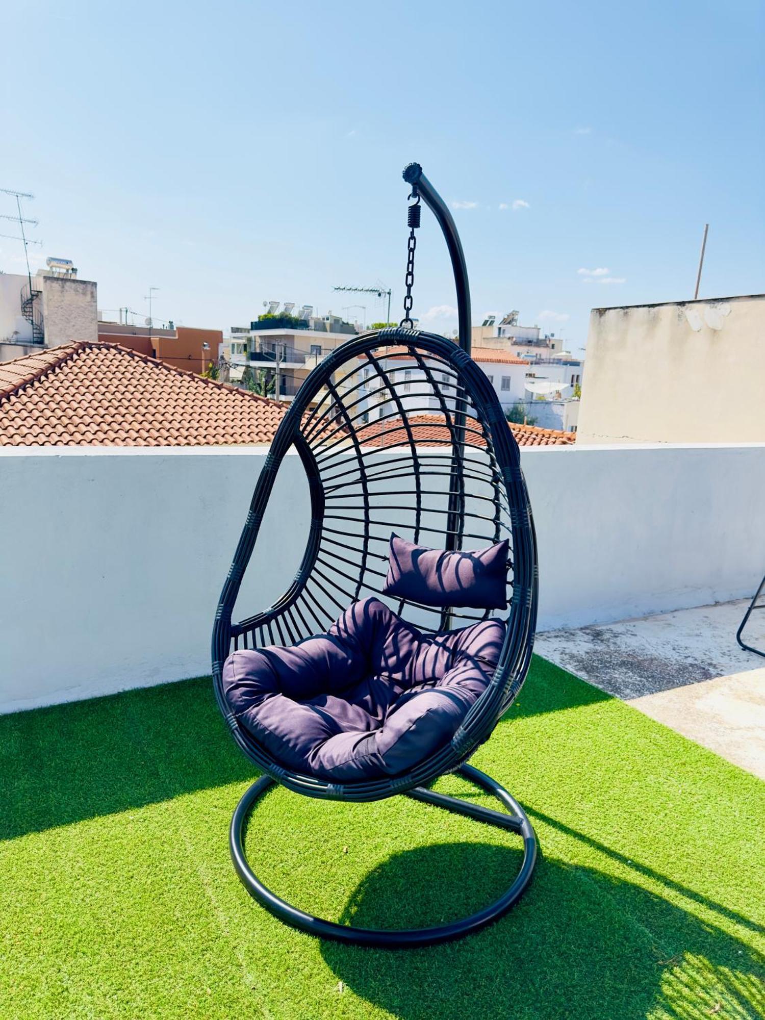 Yuna Penthouse, 100Sqm Private Rooftop Terrasse, Acropolis By Foot Athene Buitenkant foto