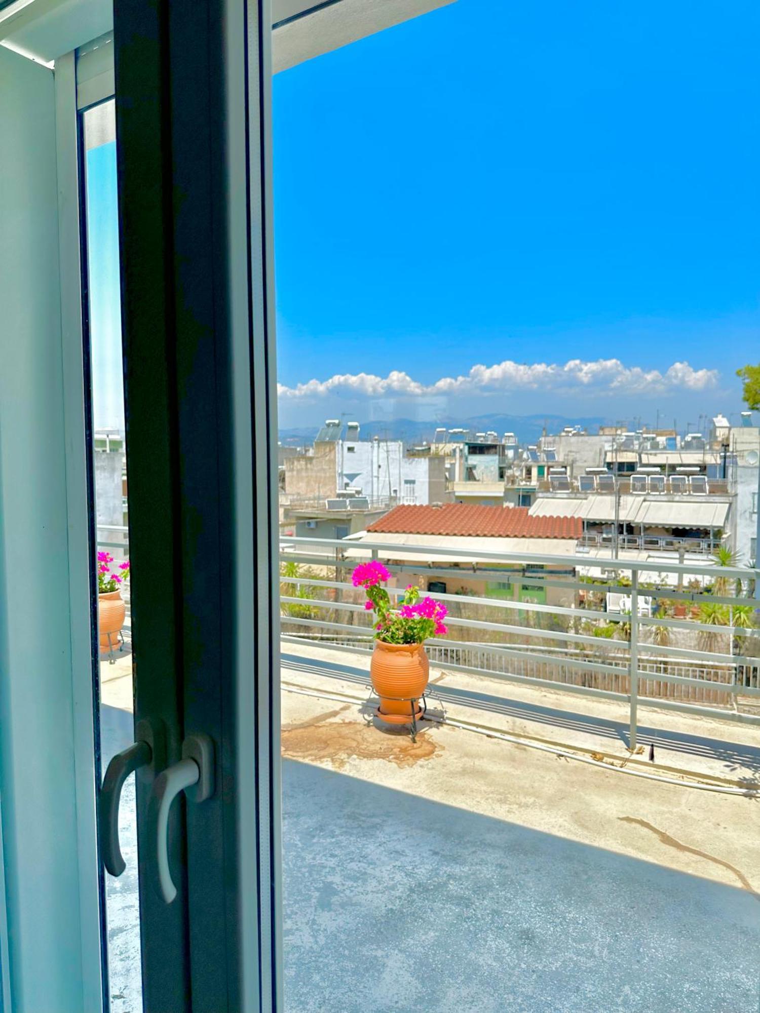 Yuna Penthouse, 100Sqm Private Rooftop Terrasse, Acropolis By Foot Athene Buitenkant foto